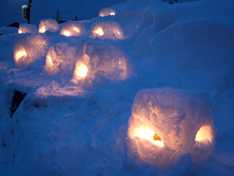 弘前城雪燈籠祭